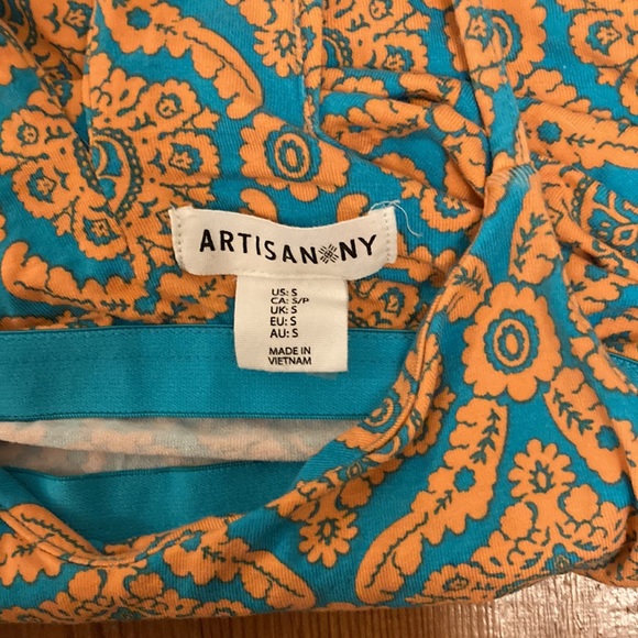 EUC Artisan NY Halter Stretch Mini Summer Dress, size S - Picture 5 of 7